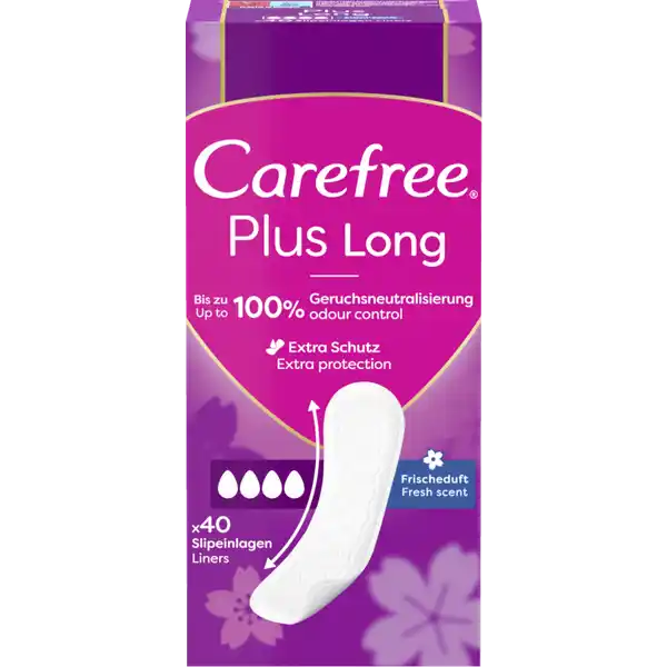 Slipeinlagen Plus Long Frischeduft