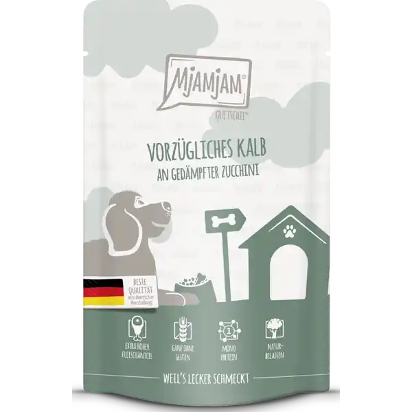 Quetschie - vorzügliches Kalb an gedämpfter Zucchini