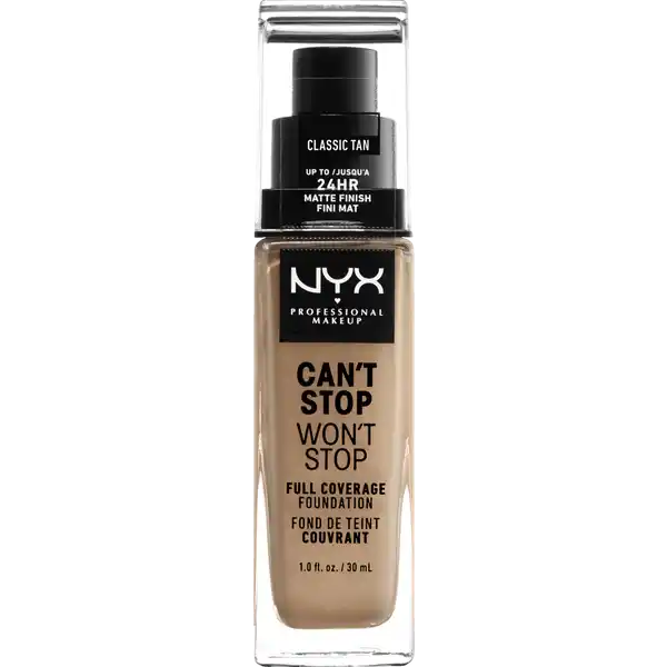 Can't Stop Won't Stop Foundation 12 Classic Tan