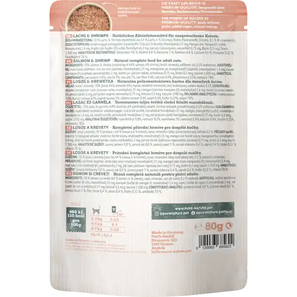 Adult Lachs & Shrimps mit Brunnenkresse