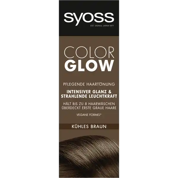 Colorglow pflegende Haartönung Kühles Braun
