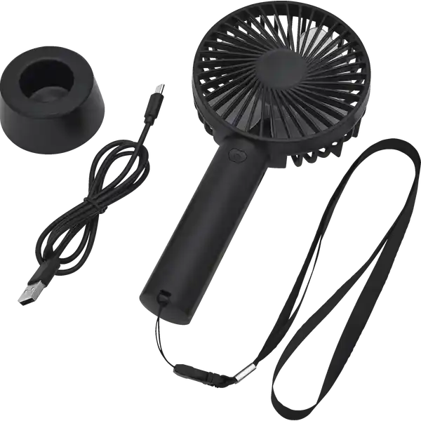 Akku-Handventilator schwarz
