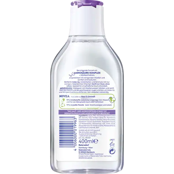 Mizellenwasser beruhigend