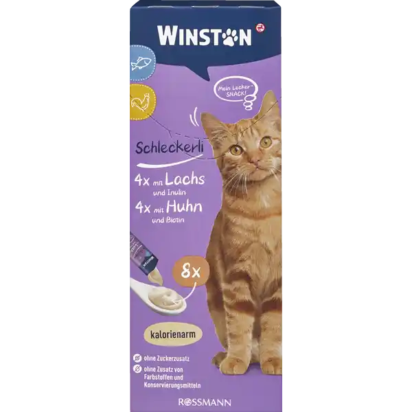 Schleckerli 4x mit Lachs & Inulin, 4x mit Hähnchen & Biotin