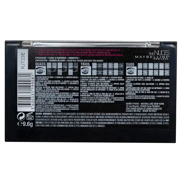 The Nudes Lidschatten Palette