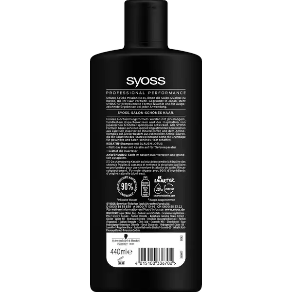 Professional Performance Keratin Shampoo
