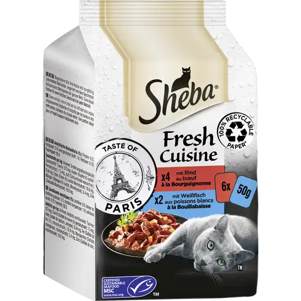 Fresh Cuisine Taste of Paris mit Rind und mit Weißfisch Multipack