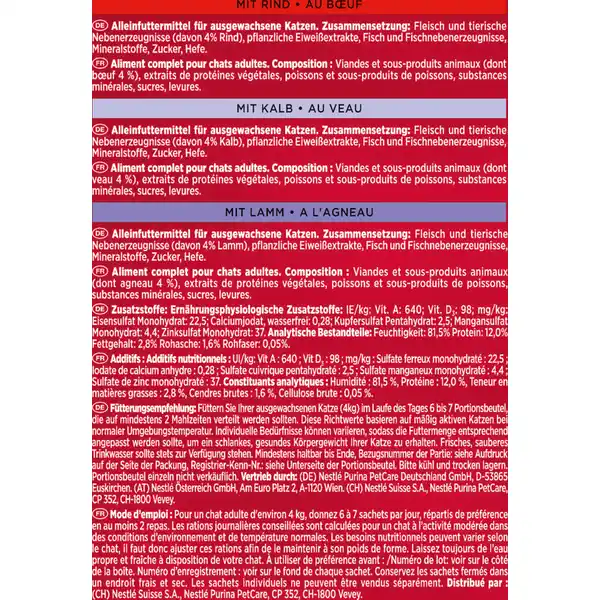 mon Petit köstliche Auswahl mit Fleisch Multipack