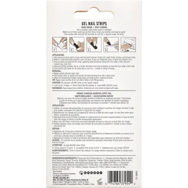 Nail Addict Gel Nail Strips Heartbreaker