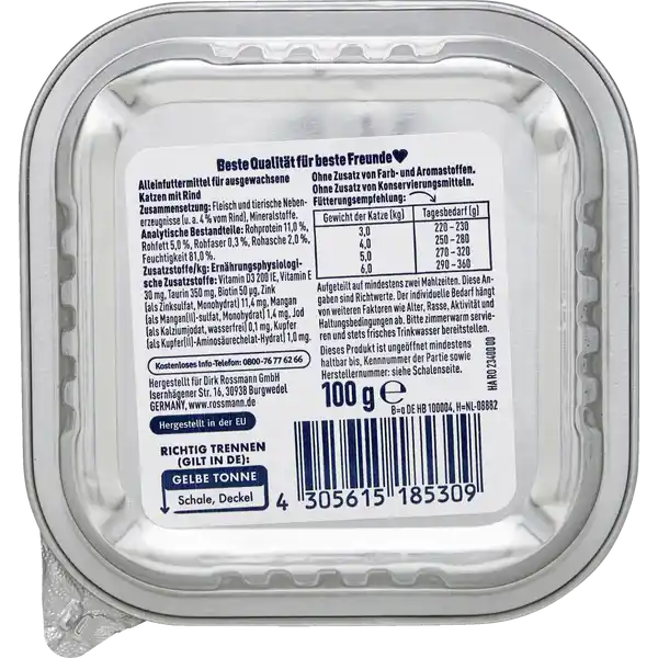 Schlemmer-Menü mit Rind