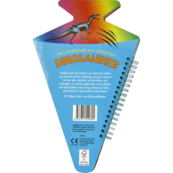 Schultüten Kratzbücher Dinos