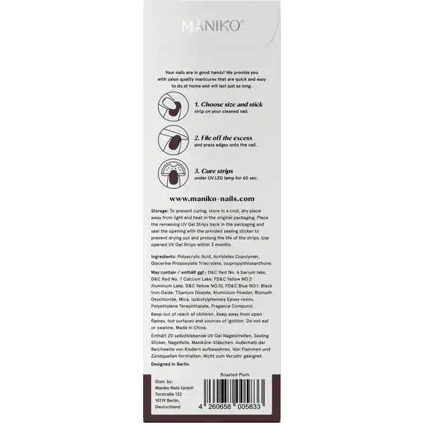 UV Gel Strip Roasted Plum