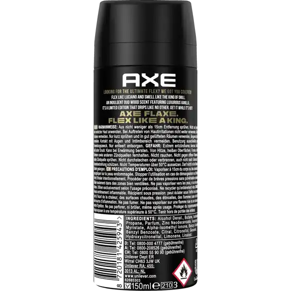 Bodyspray Flaxe Limited Edition