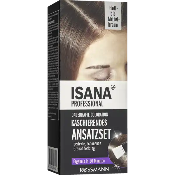 Kaschierendes Ansatzset Hell- bis Mittelbraun