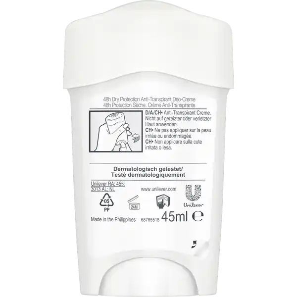 Maximum Protection Deo Creme Clean Scent