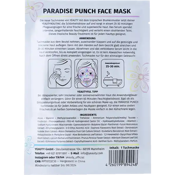 Paradise Punch Tuchmaske