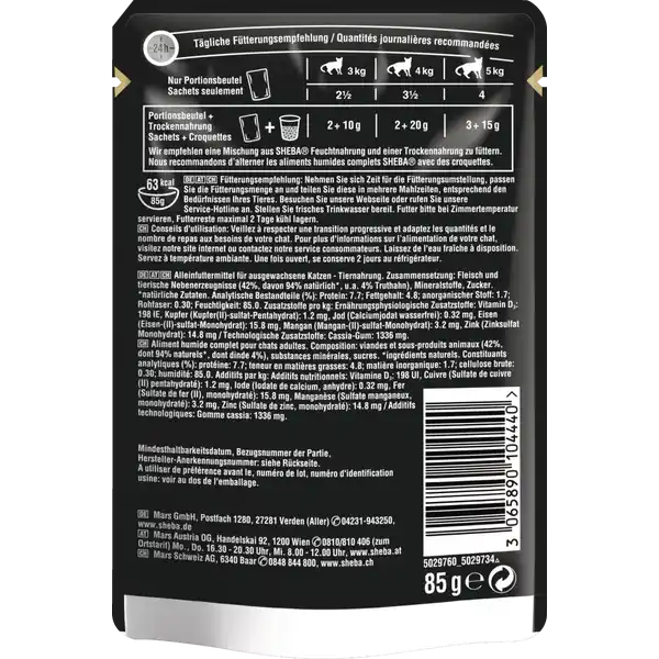 Delikatesse in Gelee mit Truthahn