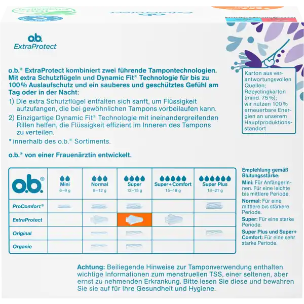 ExtraProtect Tampons Super
