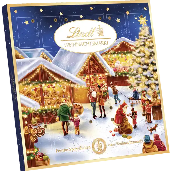 Weihnachtsmarkt Mini-Tisch-Adventskalender 2024