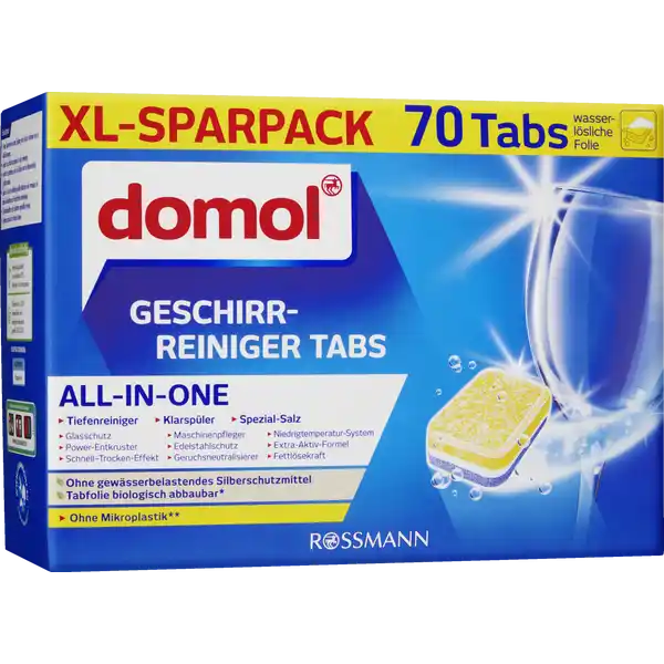 Geschirr-Reiniger Tabs All-in-one XL Sparpack