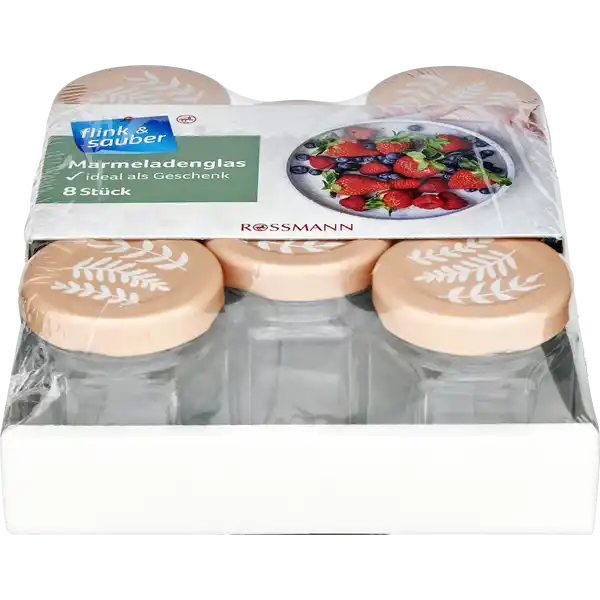 Marmeladengläser 8 x 47 ml