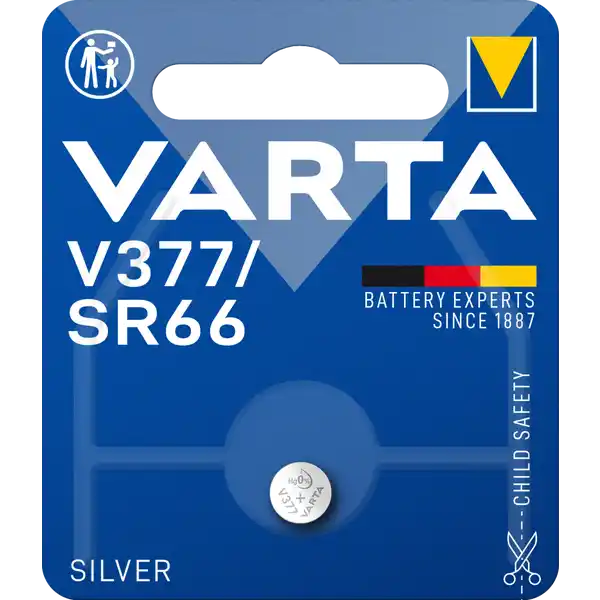 V377 Silber Knopfzelle