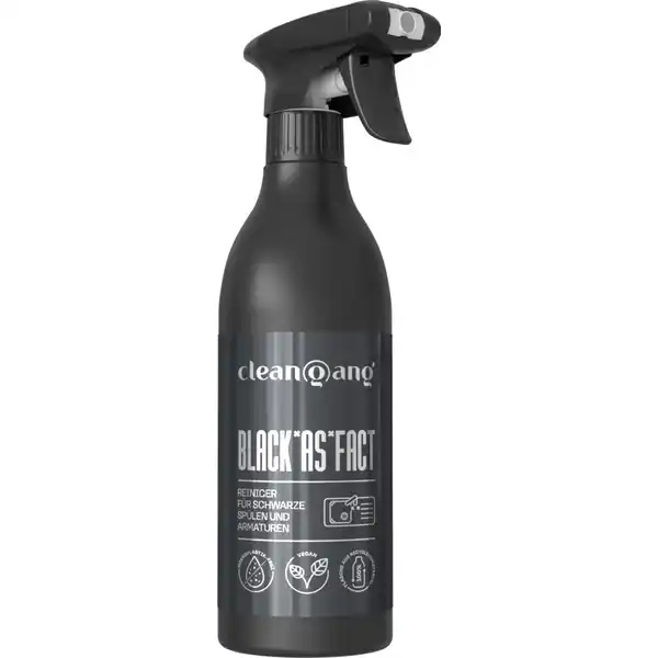Reiniger für schwarze Waschbecken & Armaturen