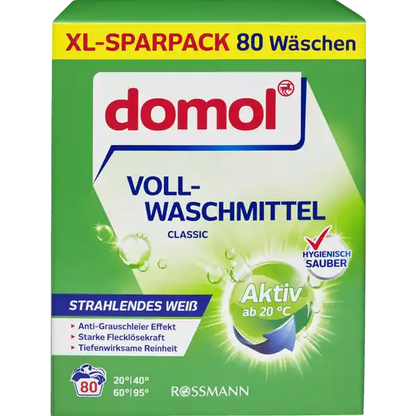 Vollwaschmittel Pulver XL Sparpack 80 WL
