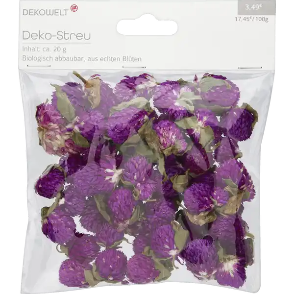 Deko Streu Blüten lila