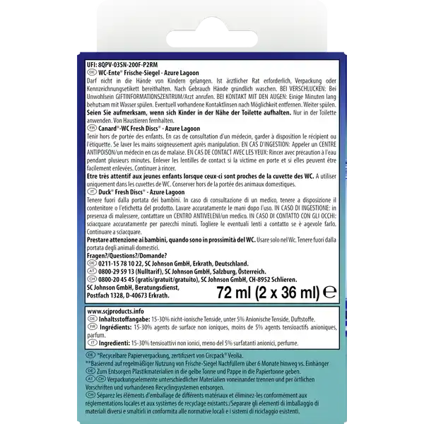 Frische-Siegel Azure Lagoon Nachfüller