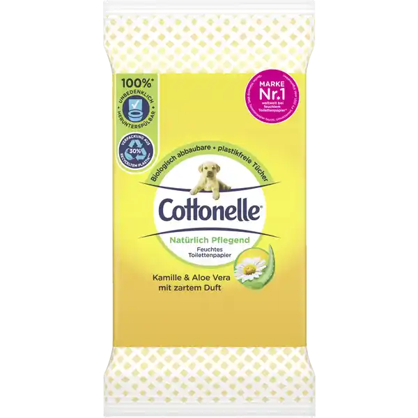 Natürlich Pflegend Feuchtes Toilettenpapier