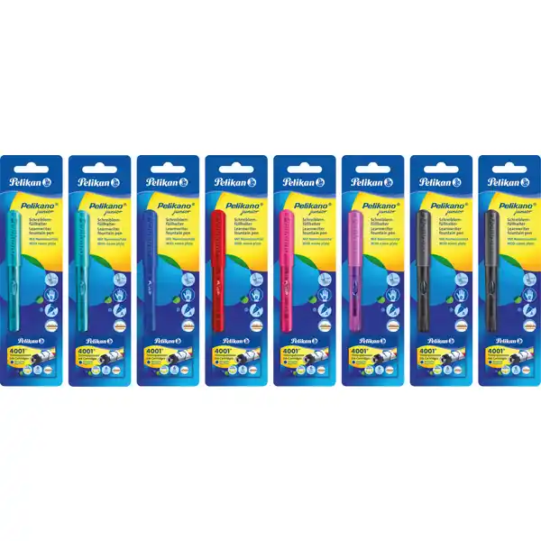 Füller Junior Feder A (Anfänger) für Rechtshänder, farbig sortiert