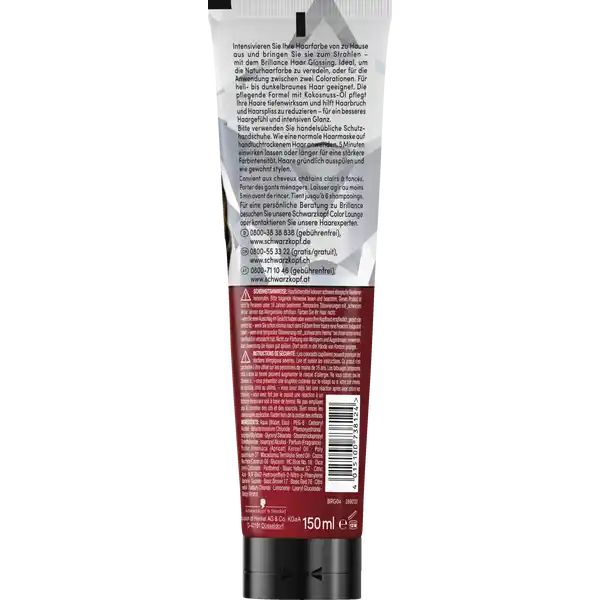 Haar Glossing Schoko Braun