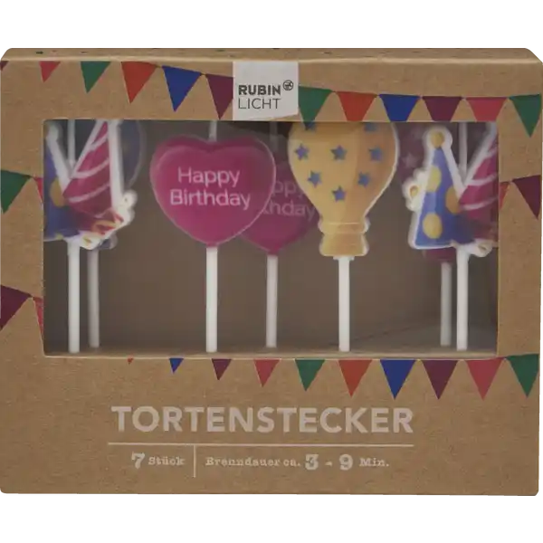Tortenstecker Partymix & Ballons