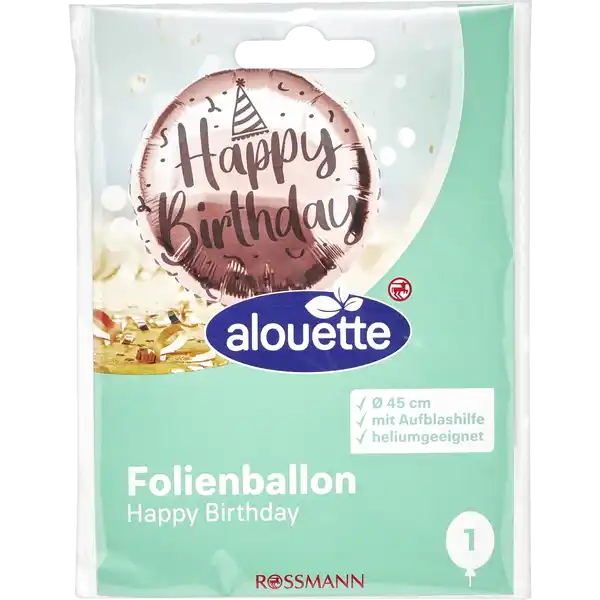 Folienballon Happy Birthday