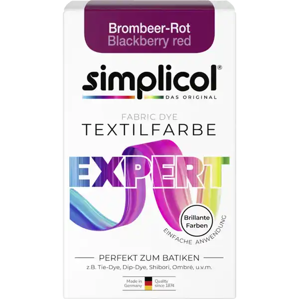 Textilfarbe Expert Brombeer-Rot