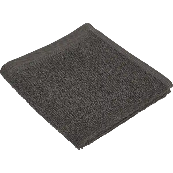 SEIFTUCH 30X30CM anthrazit GOTS