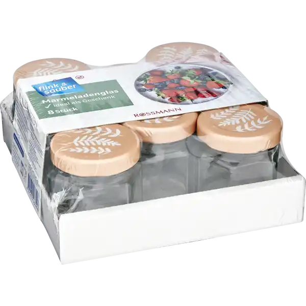 Marmeladengläser 8 x 47 ml
