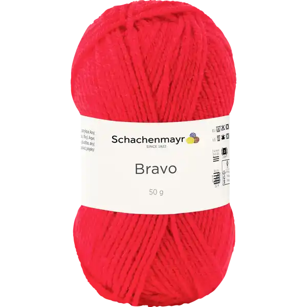 Wolle SMC Bravo 50 g Feuer