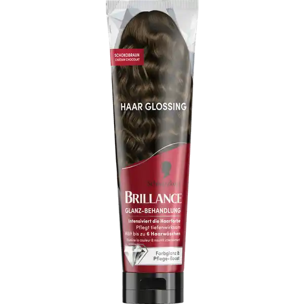 Haar Glossing Schoko Braun