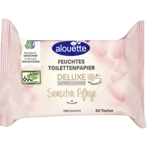 feuchte Toilettentücher sensitiv Deluxe