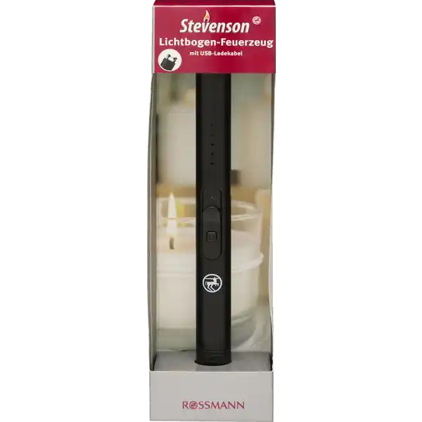 Lichtbogen-Feuerzeug mit USB Ladekabel