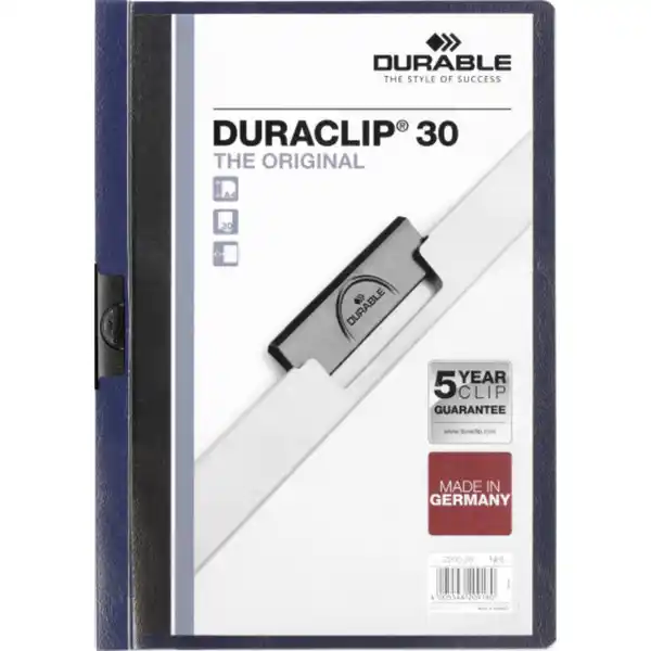 Klemm-Mappe DURACLIP® 30, dunkelblau