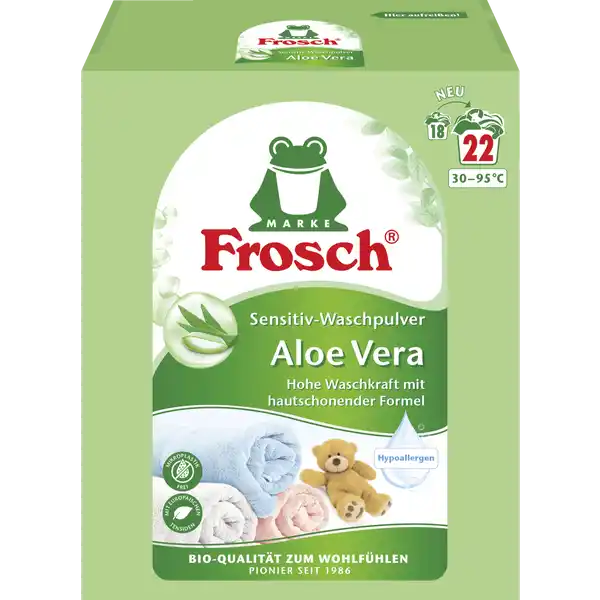 Frosch Sens. Waschpulver Aloe Vera 1,45KG