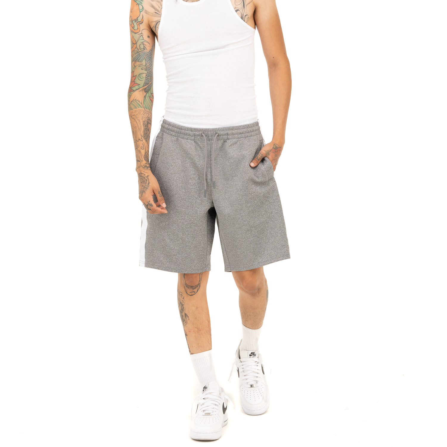 Pro Club Men's Comfort PC Stripe Track Short