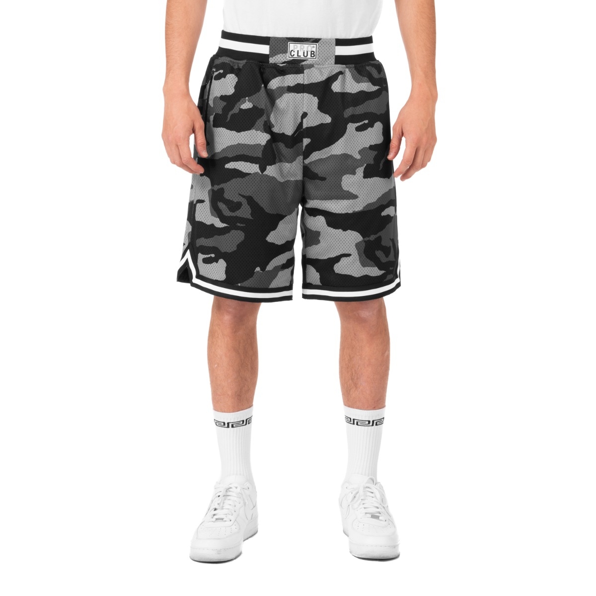 Pro Club Men's Classic Zipper Pocket Camo Basketball Short