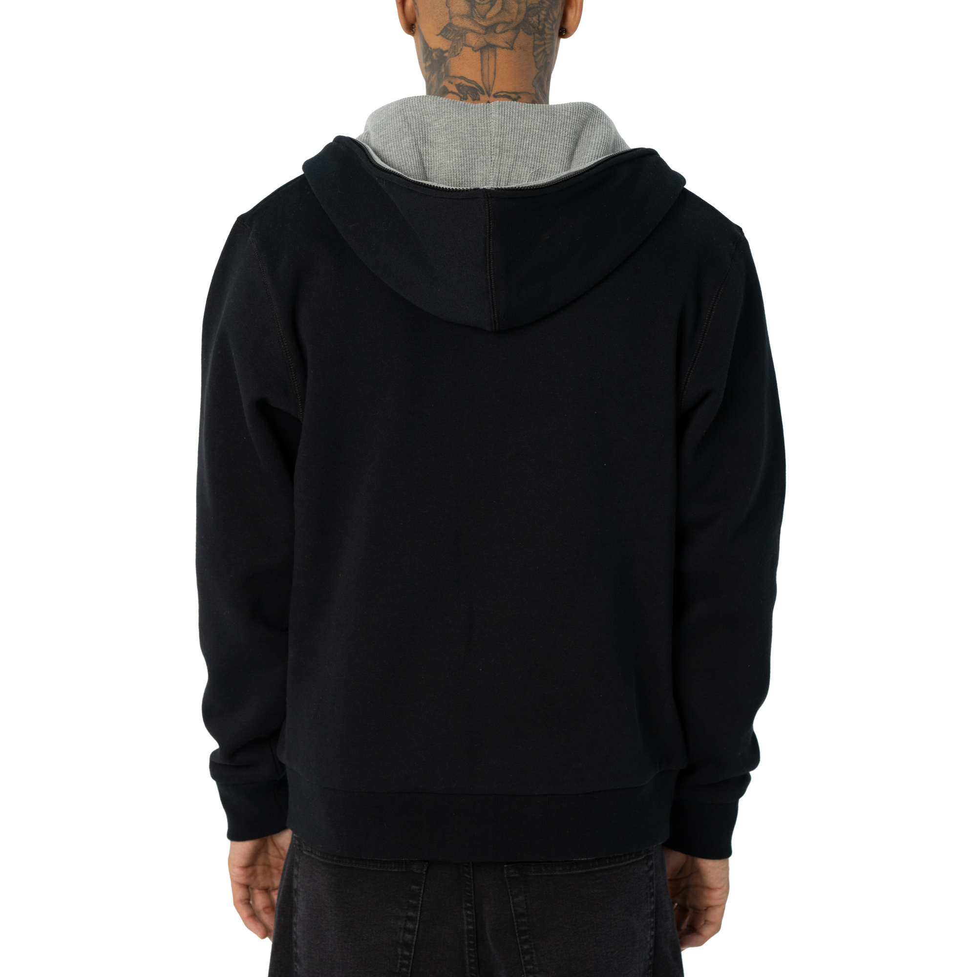 Pro Club Men's Heavyweight Basic Reversible Thermal Zip-Up Hoodie