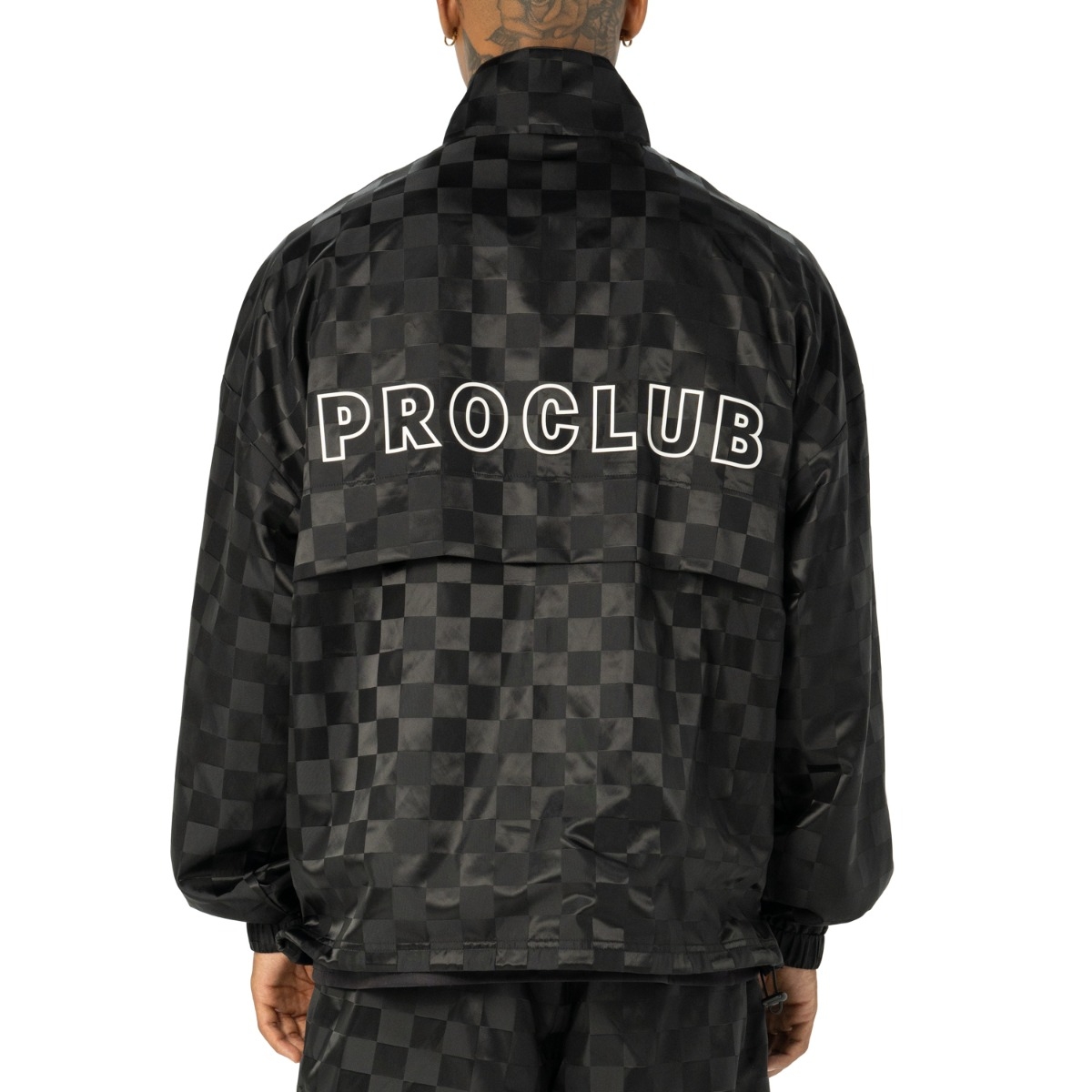 Pro Club Men's Comfort Satin Checkered Pullover