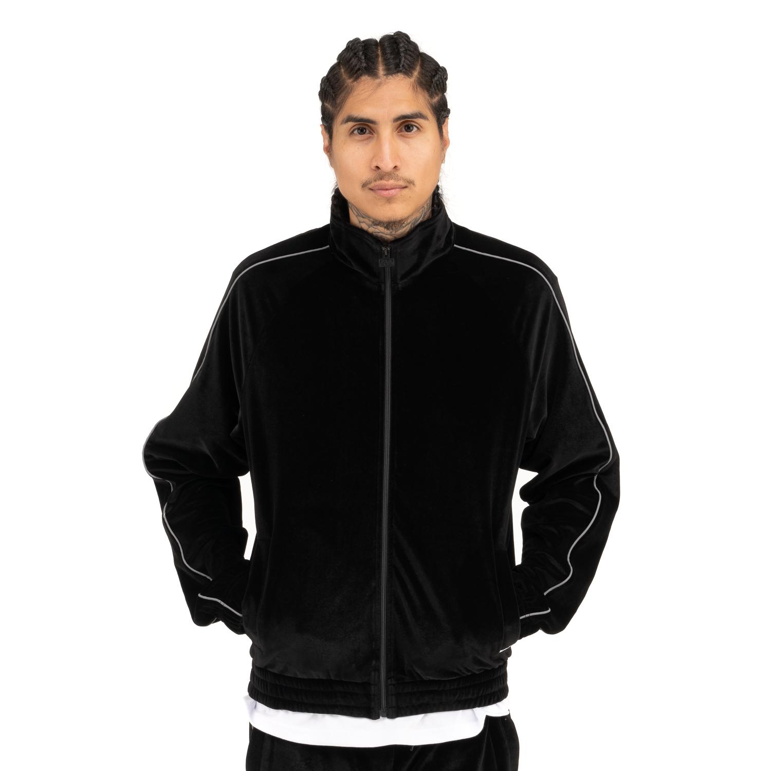 Pro Club Men's Comfort Velour Track Jacket