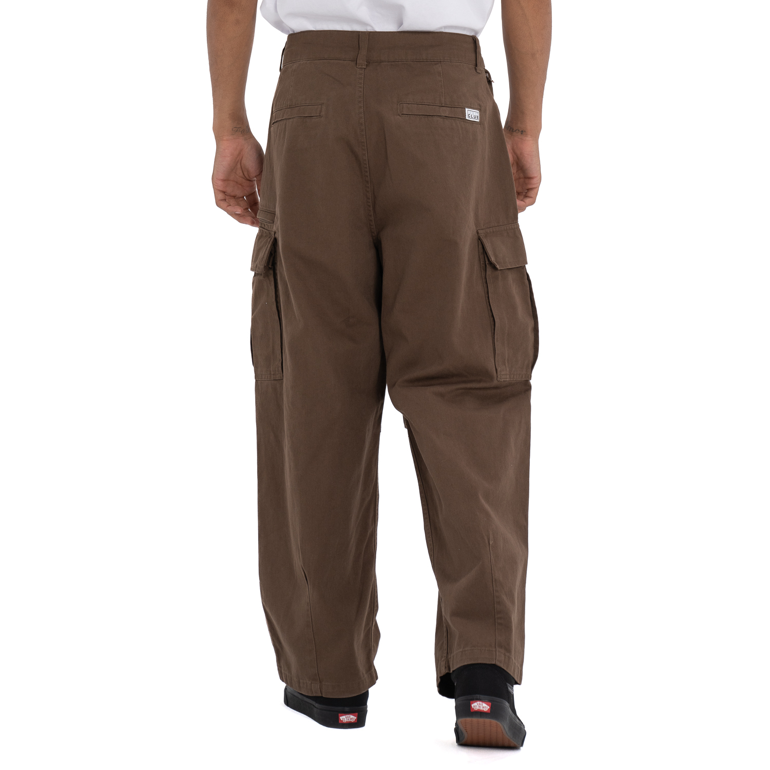 Pro Club Men's Heavyweight Twill Pleated Wide Leg Cargo Pant